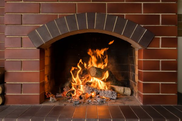 Brick Fireplace Installation in Bethesda